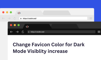 Change Favicon Color for Dark Mode 1